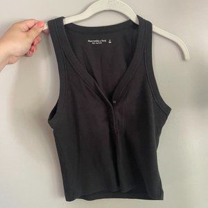 Abercombie Soft Rib Button Tank